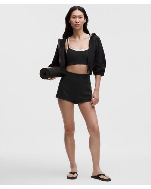 lululemon athletica Black – Define Micro Shorts Luon – – Size Medium
