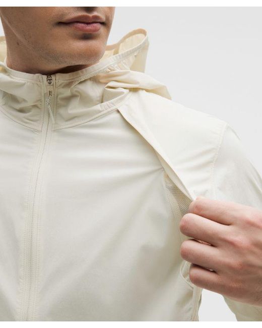 lululemon athletica Gray Fast And Free Packable Jacket for men