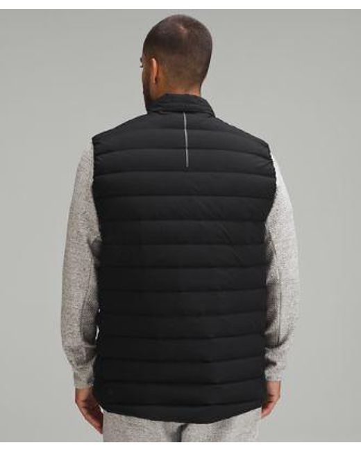 lululemon athletica Black Navigation Down Vest for men
