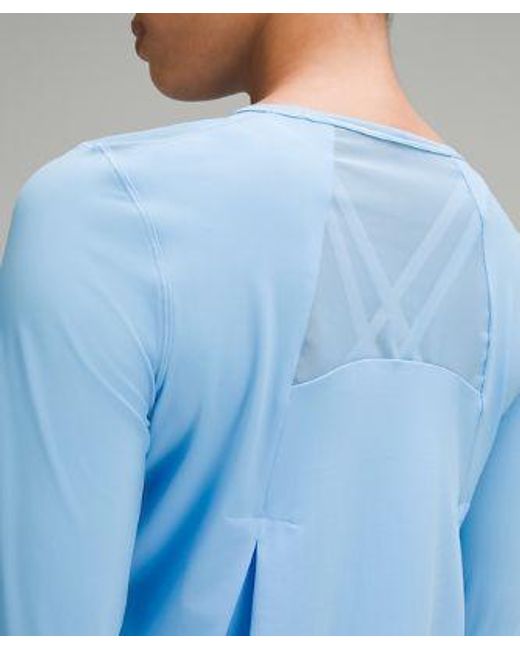lululemon athletica Blue Sculpt Long Sleeve Shirt