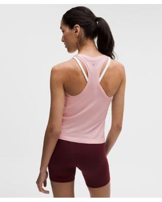 lululemon athletica Red – Swiftly Tech Racerback Tank Top 2.4 Waist Length – – Size 4