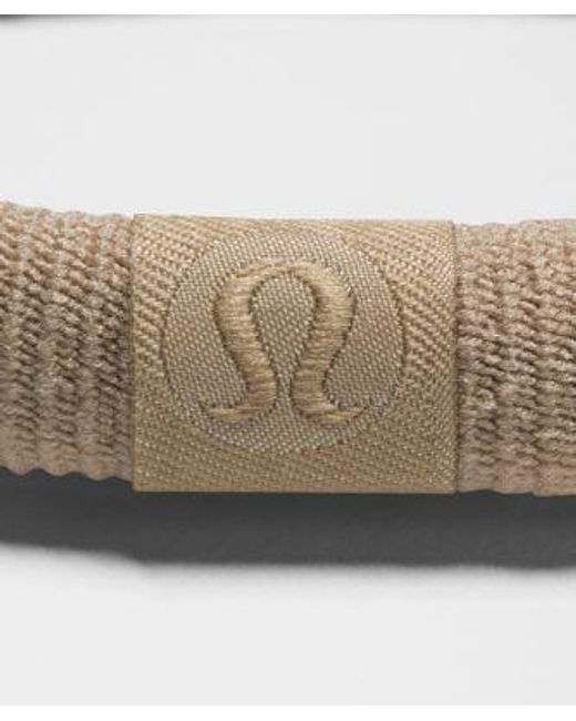 lululemon athletica White Knit Hair Ties