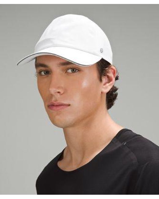 lululemon athletica White – Fast And Free Running Hat – – Size Large/Xl