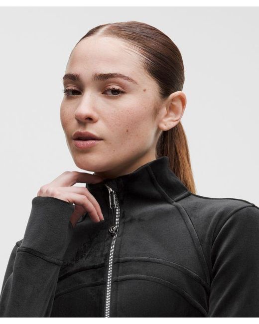 lululemon athletica Black – Define Jacket Velvet – – Size 10