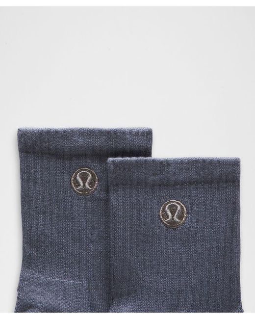 lululemon athletica Multicolor – Daily Essential Quarter Socks 6 Pack – – Size Large
