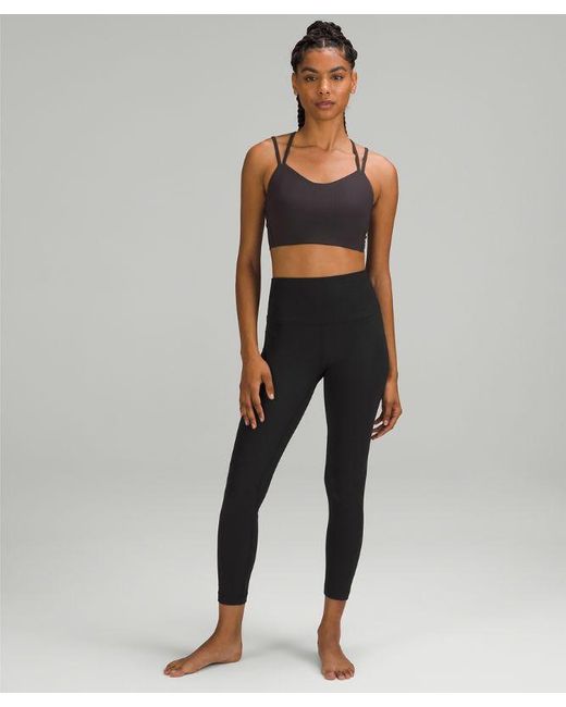lululemon athletica Align High-rise Ribbed Pants - 25" - Color Black - Size 0