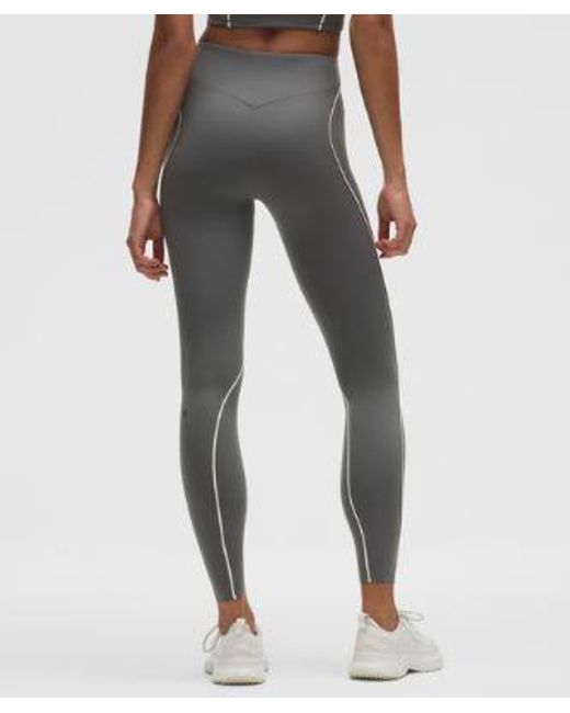 lululemon athletica White – Ultralu Contour-Seam High-Rise Tight Leggings – – Size 4