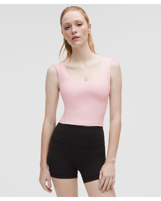lululemon athletica Pink Wunder Train Wide-Strap Tank Top