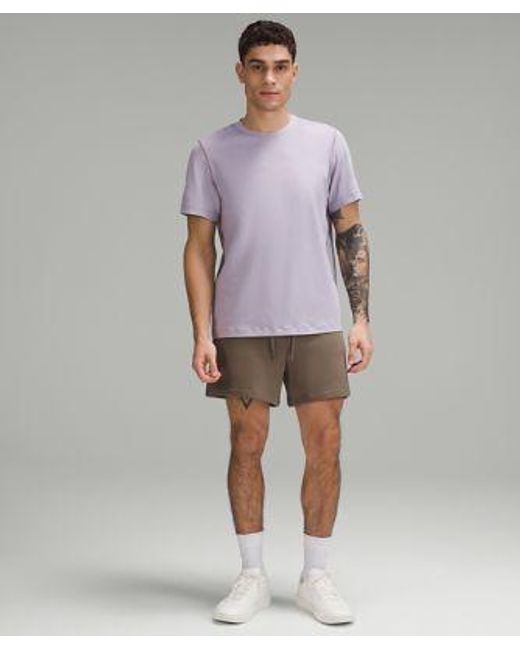 lululemon athletica Purple – Soft Jersey Short-Sleeve Shirt – //Pastel – for men