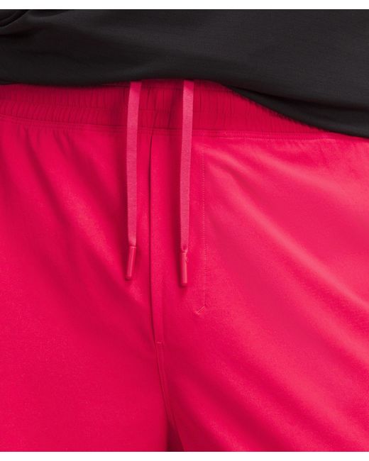 lululemon athletica Pink Pace Breaker Lined Shorts 5" for men