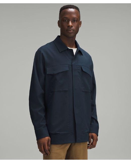 lululemon athletica Blue – Cargo Pocket Shirt Jacket – – for men