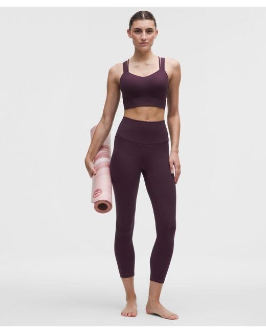 lululemon athletica Red Align High-Rise Crop 23"
