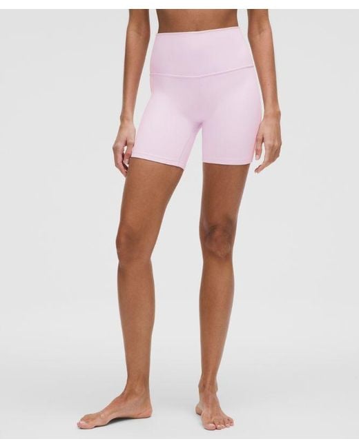 lululemon athletica Pink Align High-Rise Short 6"