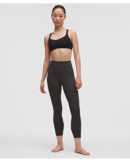 lululemon athletica Gray Free To Be Bra