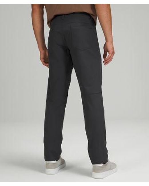 lululemon athletica Blue Abc Classic-fit 5 Pocket Trousers 30"l Warpstreme - Color Black - Size 28 for men