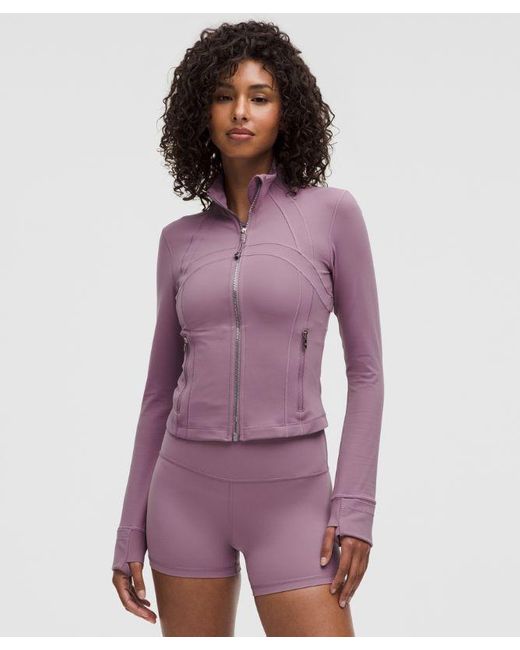 lululemon athletica Purple Define Cropped Jacket Nulu