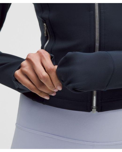 lululemon athletica Blue Define Cropped Jacket