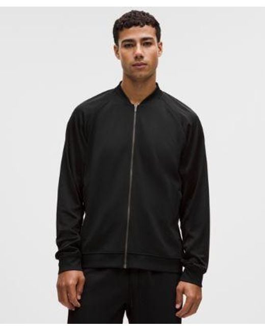 lululemon athletica Black Pace Breaker Track Jacket for men