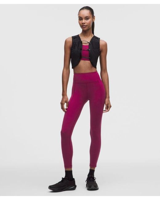 lululemon athletica Red Swift Speed High-Rise Tight 25"