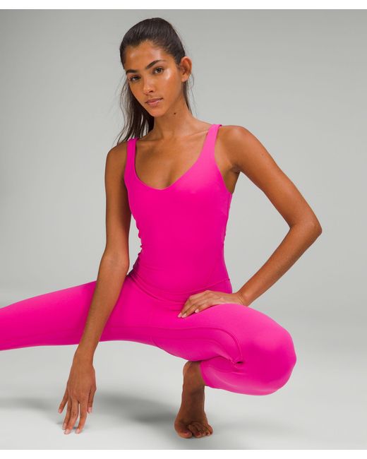 lululemon athletica Pink Lululemon Aligntm Bodysuit 25"