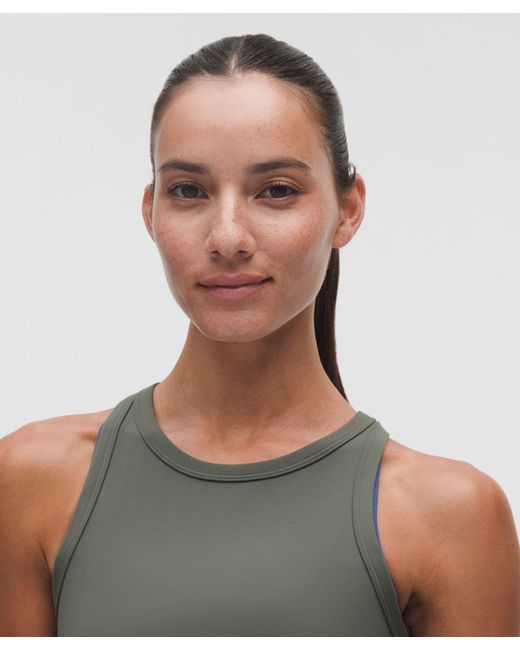 lululemon athletica Green Align Waist-Length Racerback Tank Top