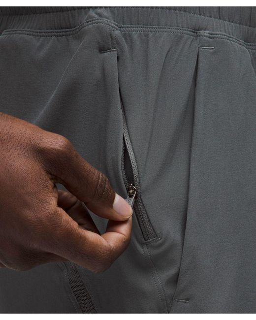 lululemon athletica Black Pace Breaker Lined Short 7" for men