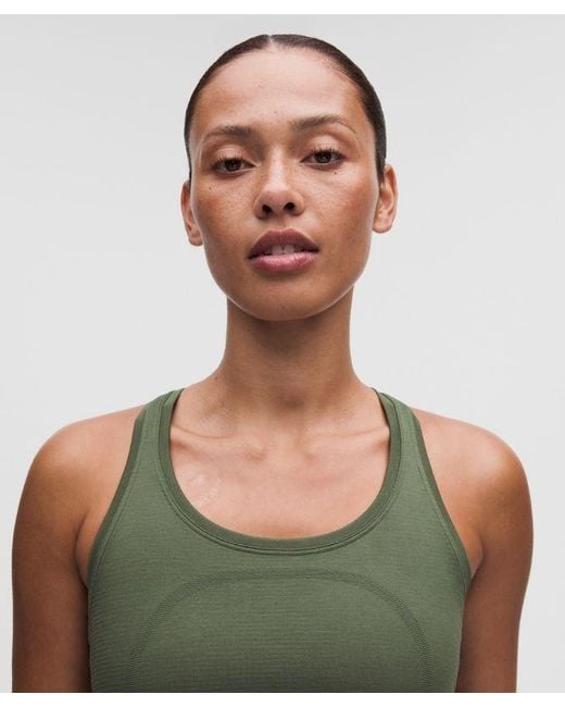 lululemon athletica Green – Swiftly Tech Racerback Tank Top 2.4 Waist Length – – Size 4