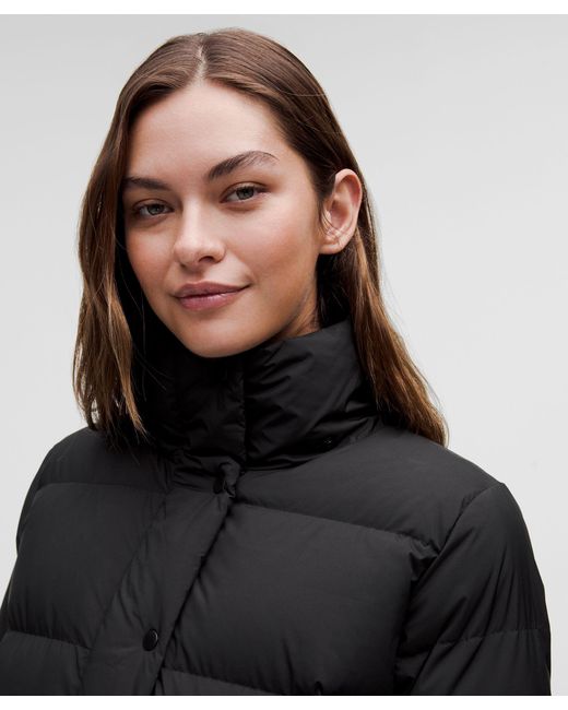 lululemon athletica Wunder Puff Long Jacket - Color Black - Size 12