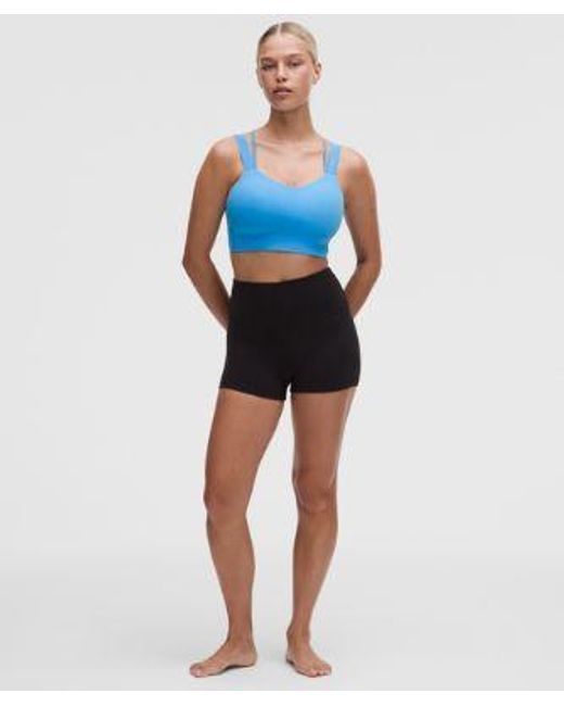 lululemon athletica Blue Like A Cloud Longline Bra