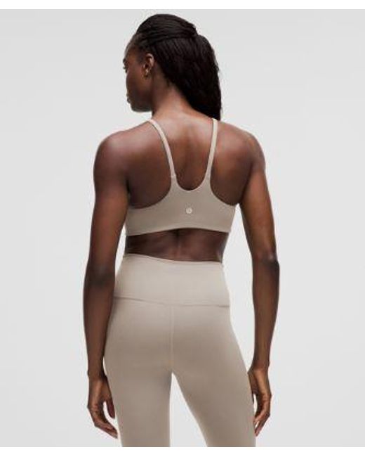 lululemon athletica Natural Wunder Train Strappy Racer Bra