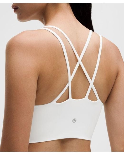 lululemon athletica Blue – Like A Cloud Longline Sports Bra Light Support, B/C Cup – – Size 14