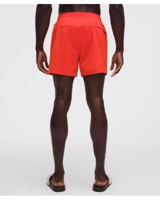 lululemon athletica White Swim Short 5" for men