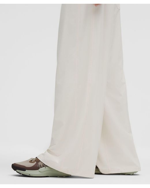 lululemon athletica White Swift High-Rise Wide-Leg Pant