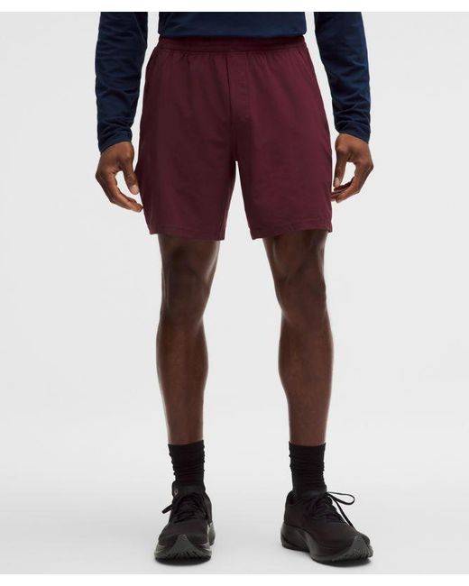 lululemon athletica Blue Pace Breaker Linerless Short 7" for men