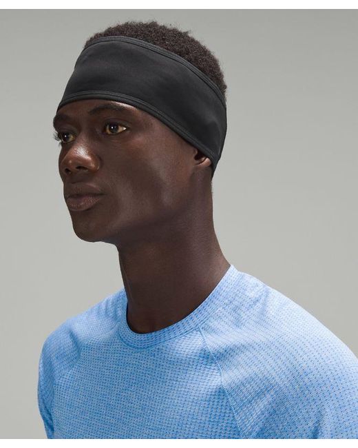 lululemon athletica Black – Fast And Free Running Ear Warmer – –