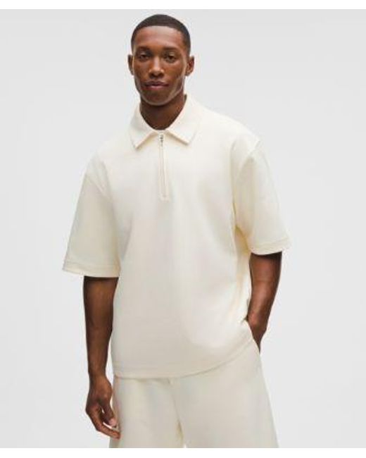 lululemon athletica Natural Grand Standard Short-Sleeve Polo for men