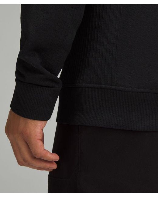 lululemon athletica Gray – Engineered Warmth Long-Sleeve Crew Sweatshirt – – for men
