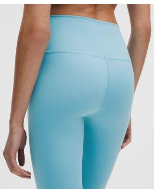 lululemon athletica Blue – Wunder Train High-Rise Crop Leggings – 21" – – Size 4