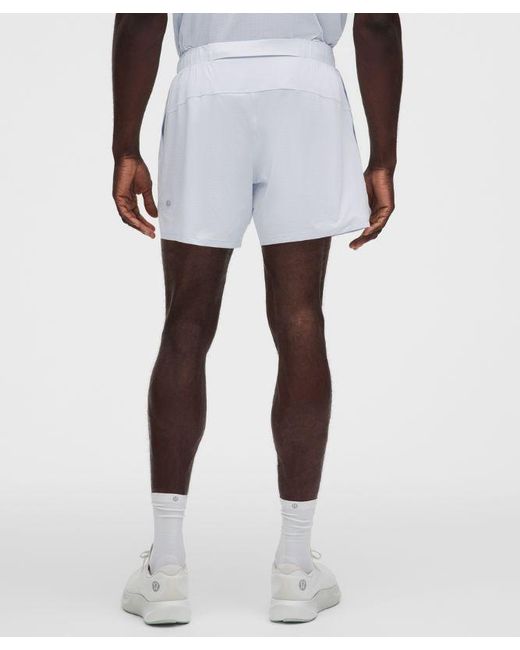 lululemon athletica Gray – Mile Maker Linerless Shorts – 6" – – Size Large for men