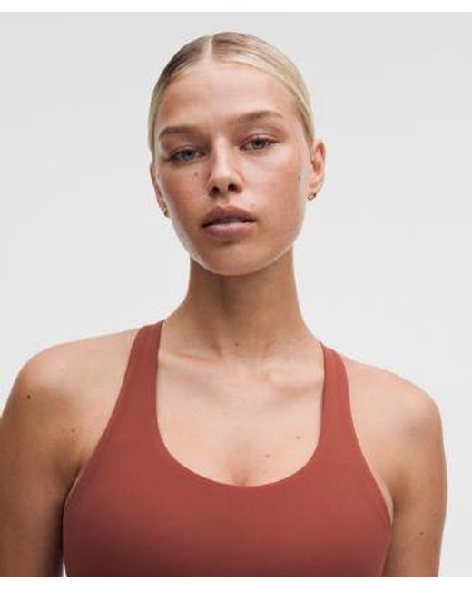 lululemon athletica Red – Energy Sports Bra High Support, B–G Cups – – Size 8