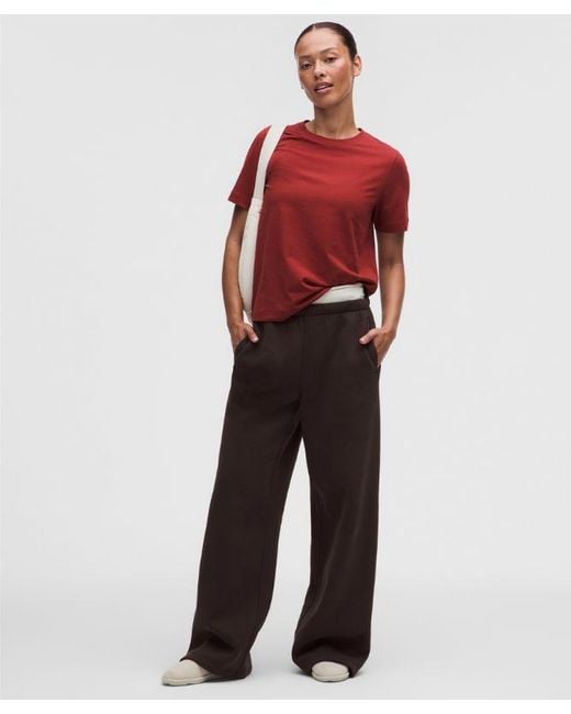 lululemon athletica Red – The Classic Jersey Tee – – Size Large