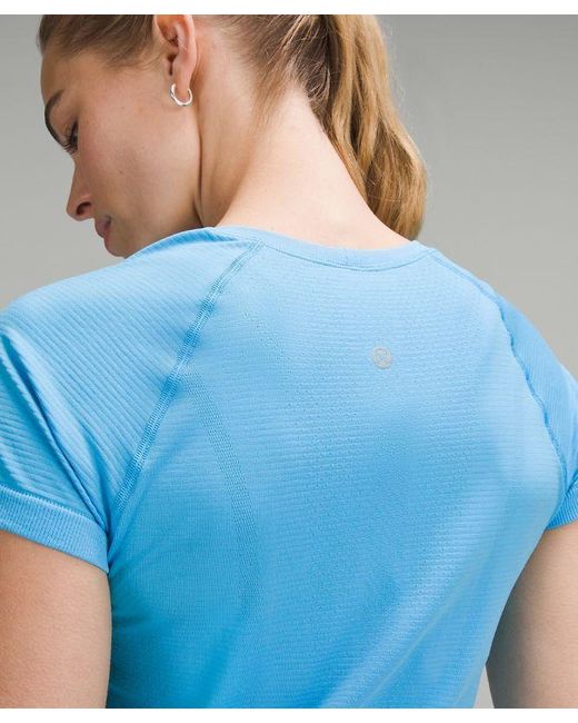 lululemon athletica Blue Swiftly Tech Short-sleeve Shirt 2.0