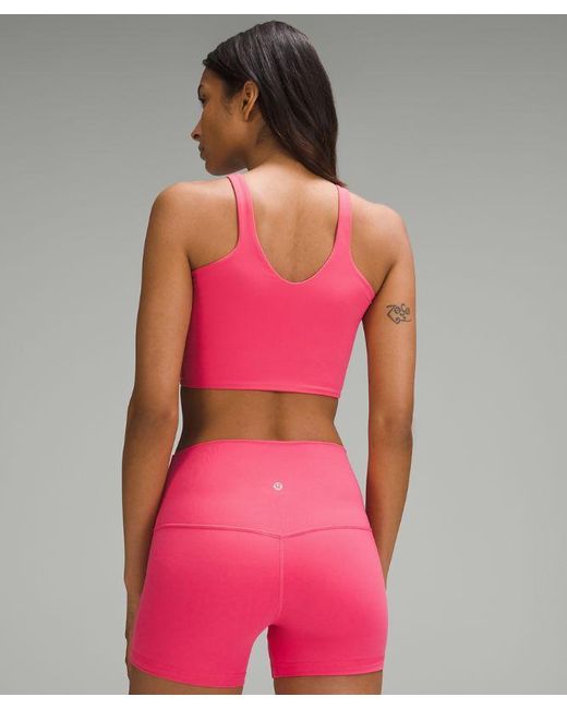 lululemon athletica Red – Bend This V And Racer Sports Bra Light Support, A-C Cups – –