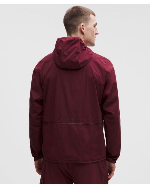 lululemon athletica Red Fast And Free Packable Jacket for men