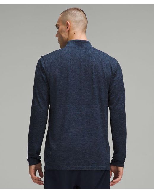lululemon athletica Metal Vent Tech Midweight Half Zip Sweatshirt - Color Blue - Size L for men