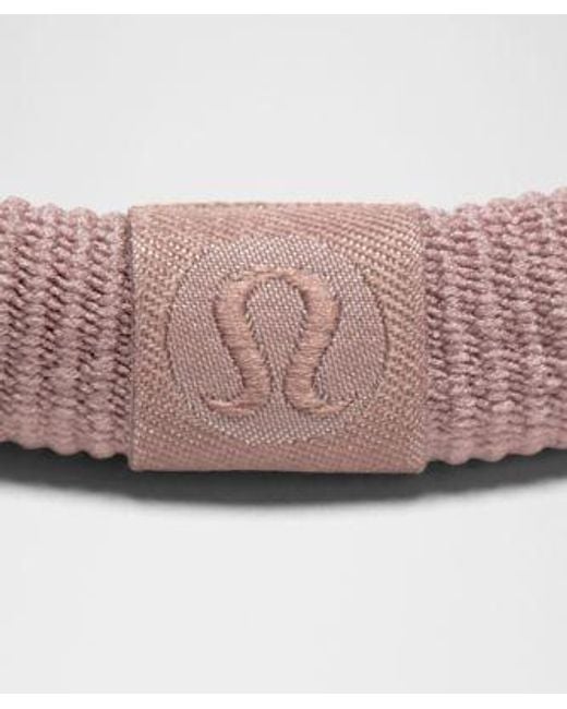lululemon athletica White – Knit Hair Ties 6 Pack –