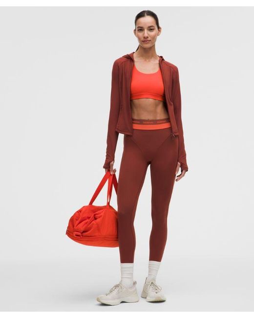 lululemon athletica Red – Wunder Train Full-Zip Jacket – – Size 16