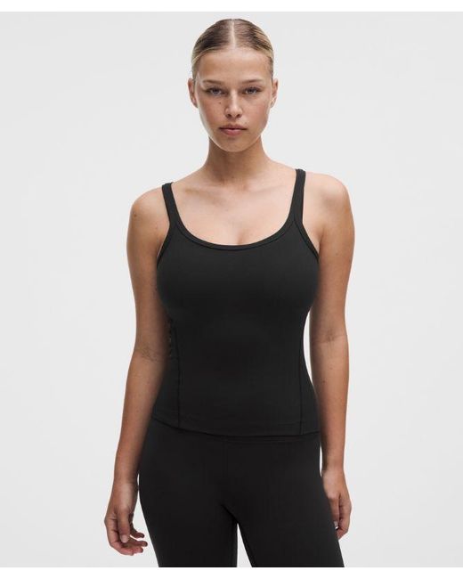 lululemon athletica Black – Align Scoop Waist-Length Tank Top – – Size 18