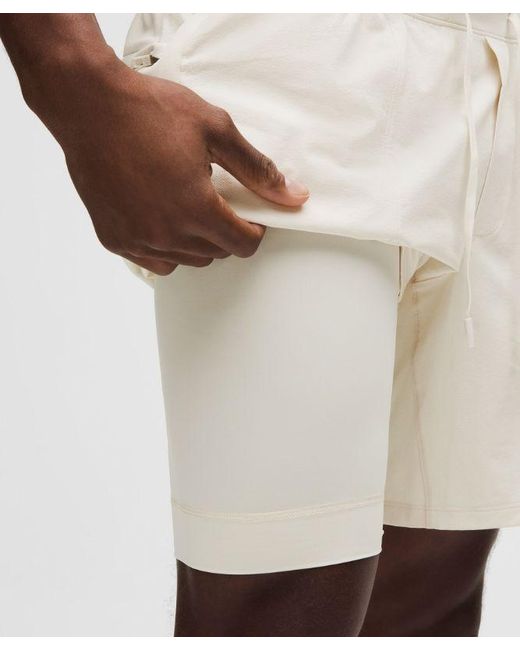 lululemon athletica White – License To Train Lined Shorts – 7" – – Size Large for men
