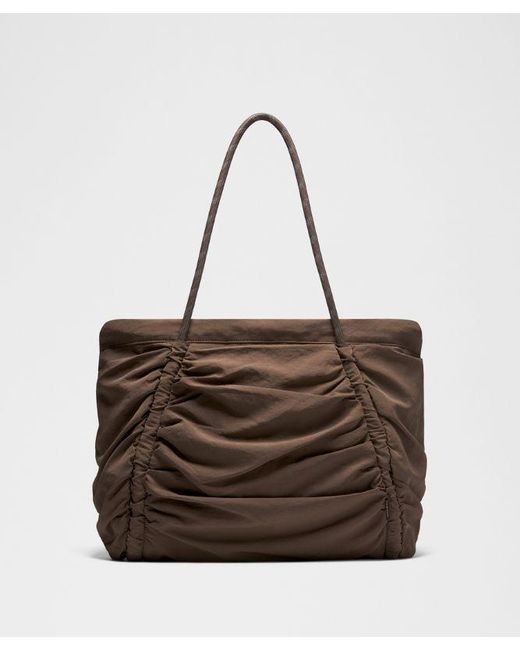 lululemon athletica Brown – Ruched Tote Bag 24L –